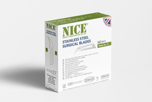 Load image into Gallery viewer, NICE® No.12 Sterile Stainless Steel Surgical Blades SS12 (Box of 100)
