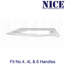 Load image into Gallery viewer, NICE® No.25 Sterile Stainless Steel Surgical Blades SS25 (Box of 100)
