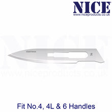 Load image into Gallery viewer, NICE® No.36 Sterile Stainless Steel Surgical Blades SS36 (Box of 100)
