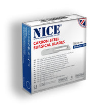 Load image into Gallery viewer, NICE No.10R Sterile Carbon Steel Surgical Blades CS10R (Box of 100)
